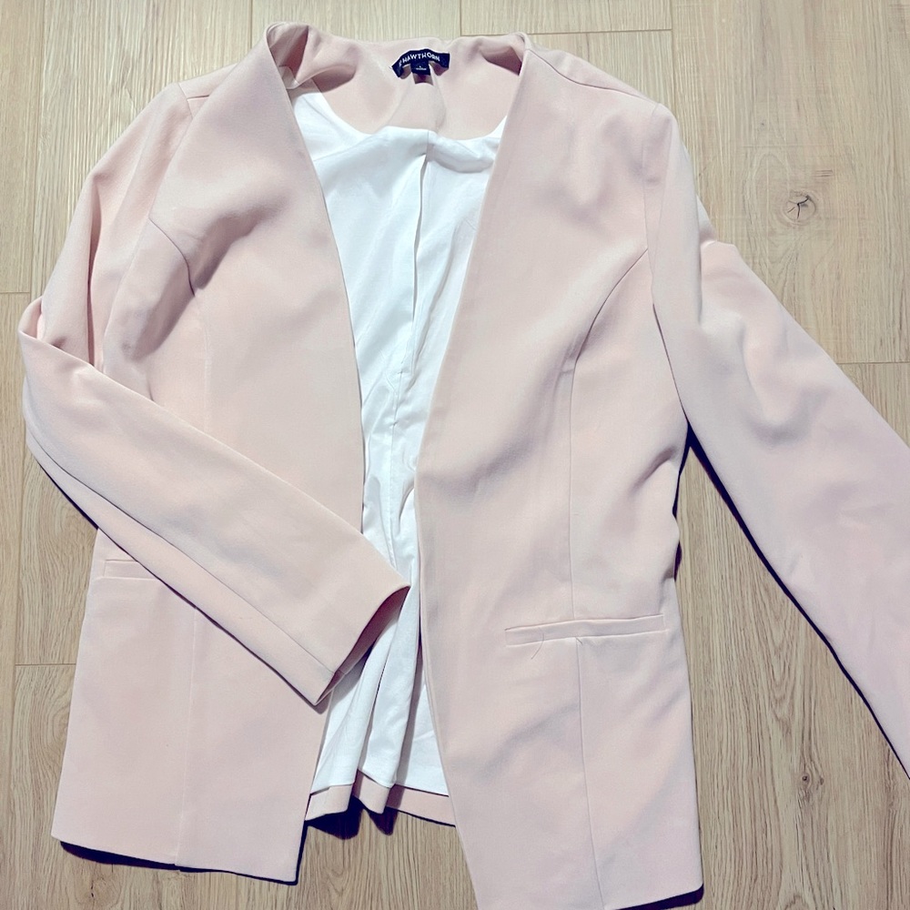 41 Hawthorn Millennial Pink Blazer